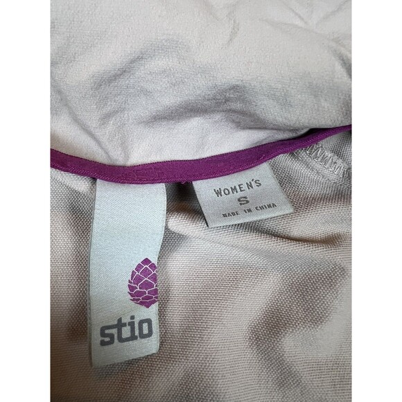 STIO Crester Softshell Jacket Full Zip | Gray Purple Trim | Women’s Size Small - Picture 9 of 16